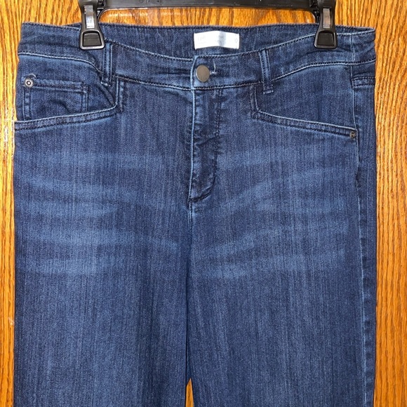 J.Jill Denim smooth fit full leg Size 10 - Picture 2 of 6
